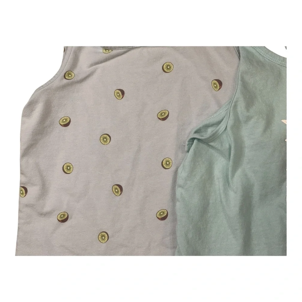 Set of Three Graphic Tank Tops